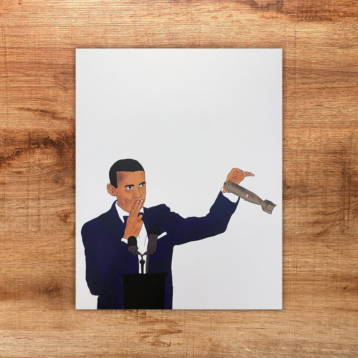 "O-Bomb-A" 8x10in Print - Classic Art Print