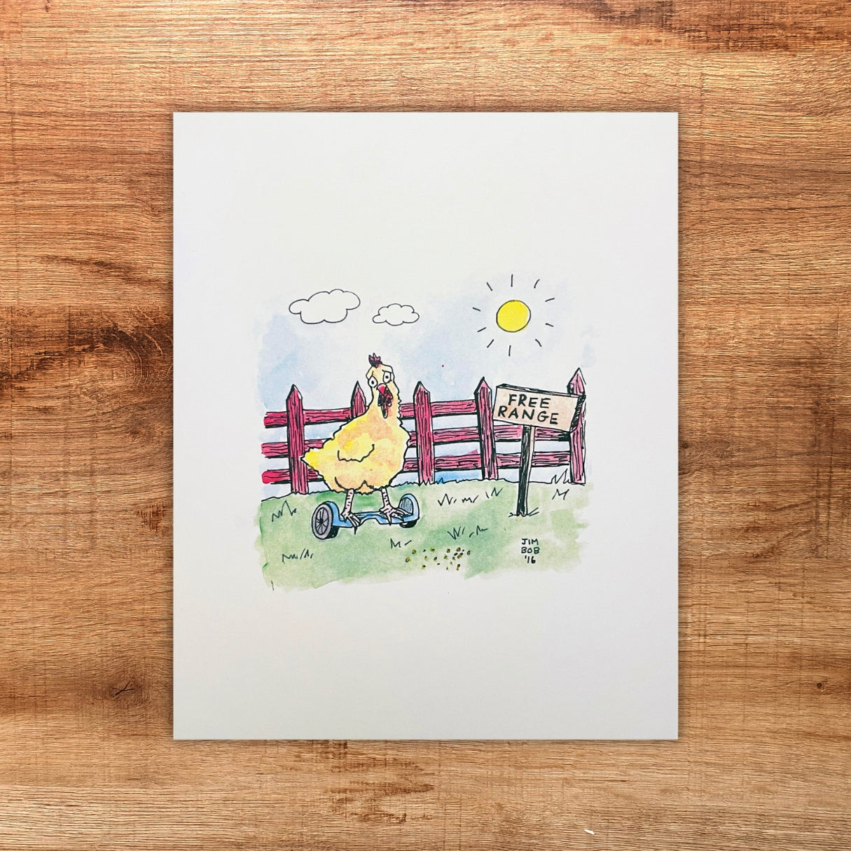 "Free Range" 8x10in Print - Classic Art Print