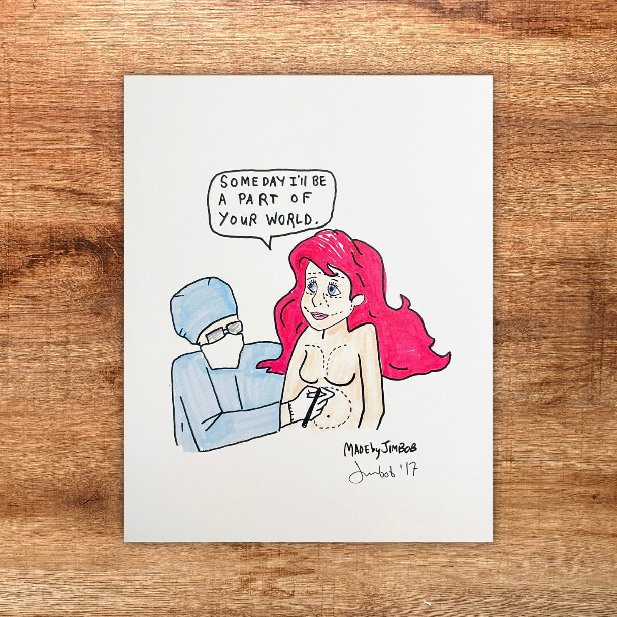 "Part of Your World" 8x10in Print - Classic Art Print