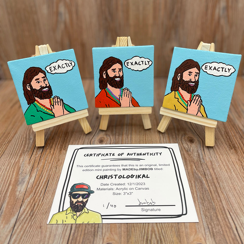 ChristoLogikal Mini Painting w/ Easel