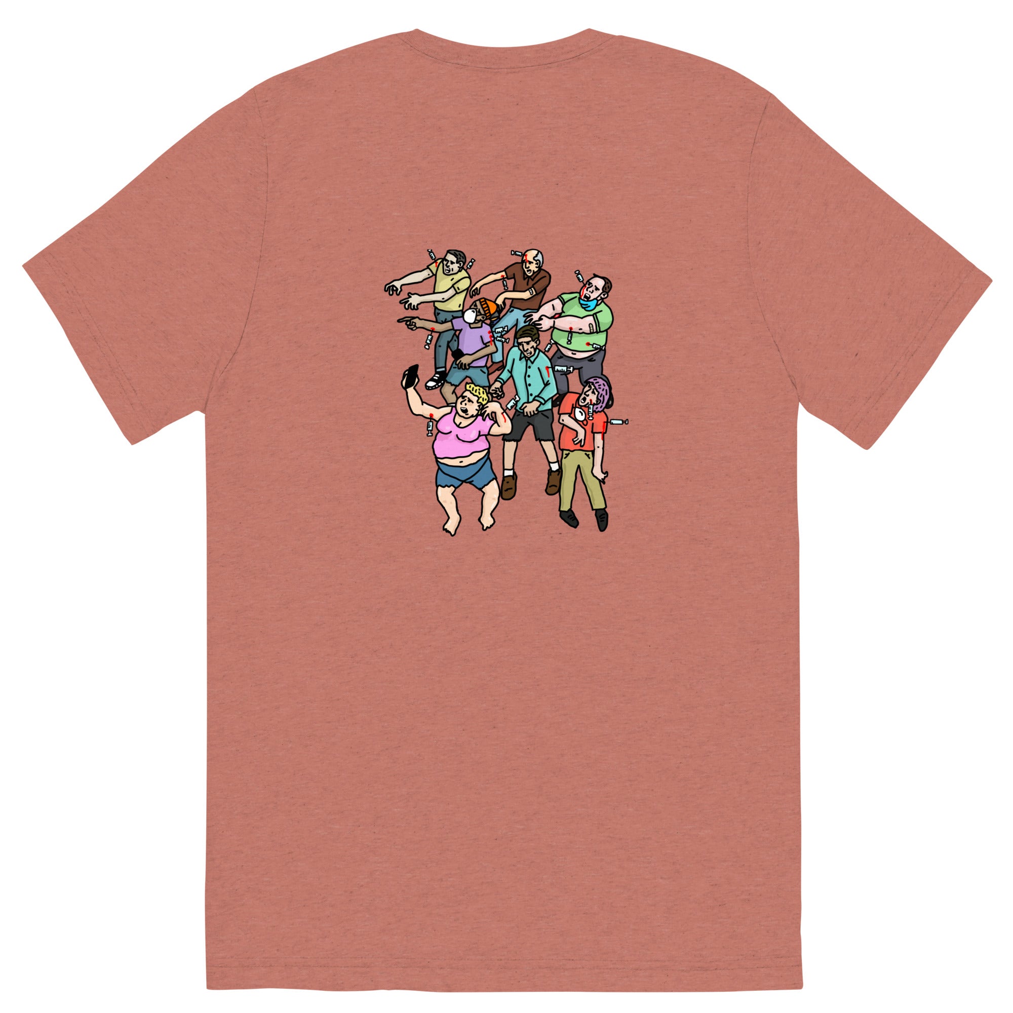 "Walking Dead" Front & Back Premium T-Shirt (Dark Colors)