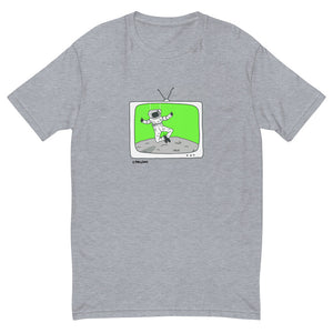 "Green Screen Astronaut" Premium T-shirt Gray