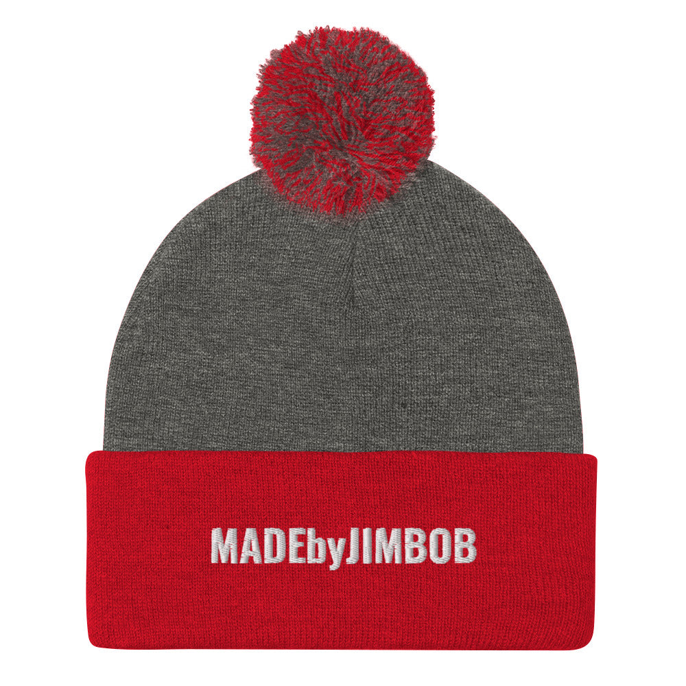 MADEbyJIMBOB Pom-Pom Beanie