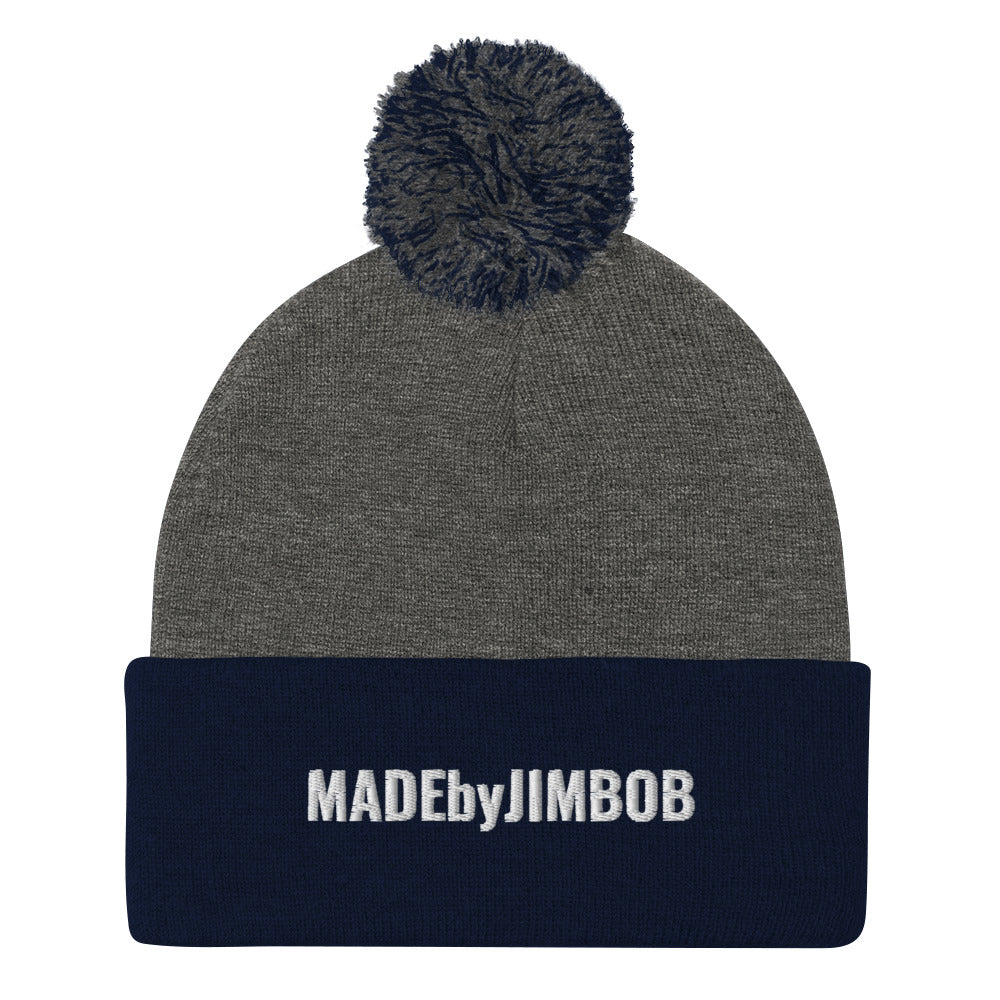 MADEbyJIMBOB Pom-Pom Beanie