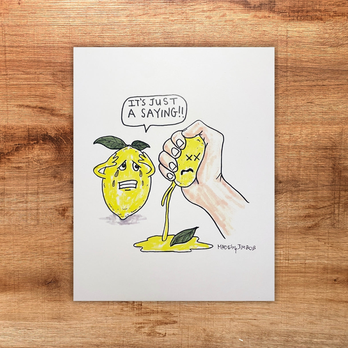 "Lemonade" 8x10in Print - Classic Art Print