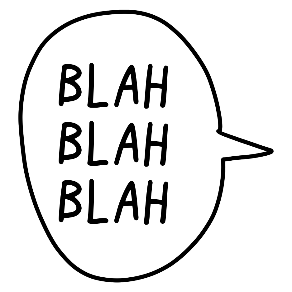 Blah Blah Blah on the Right