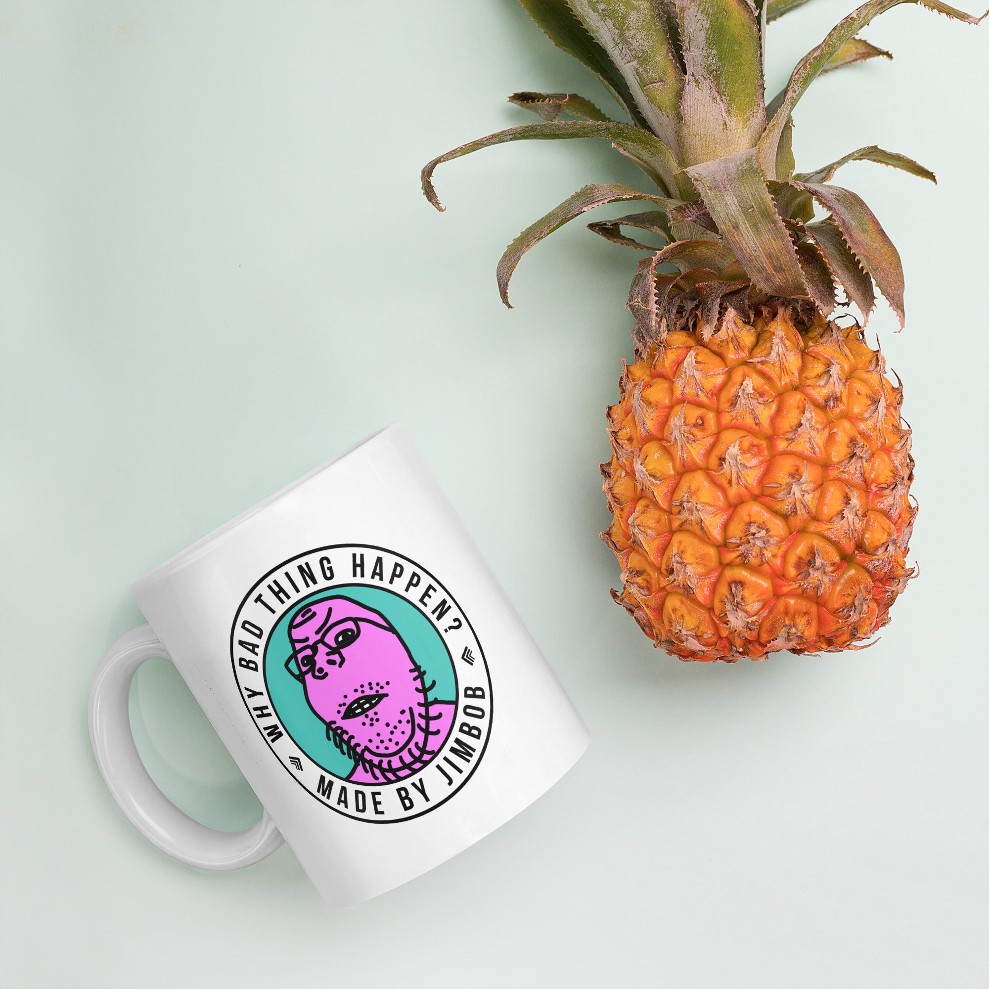 Why Bad Thing Happen Mug - White