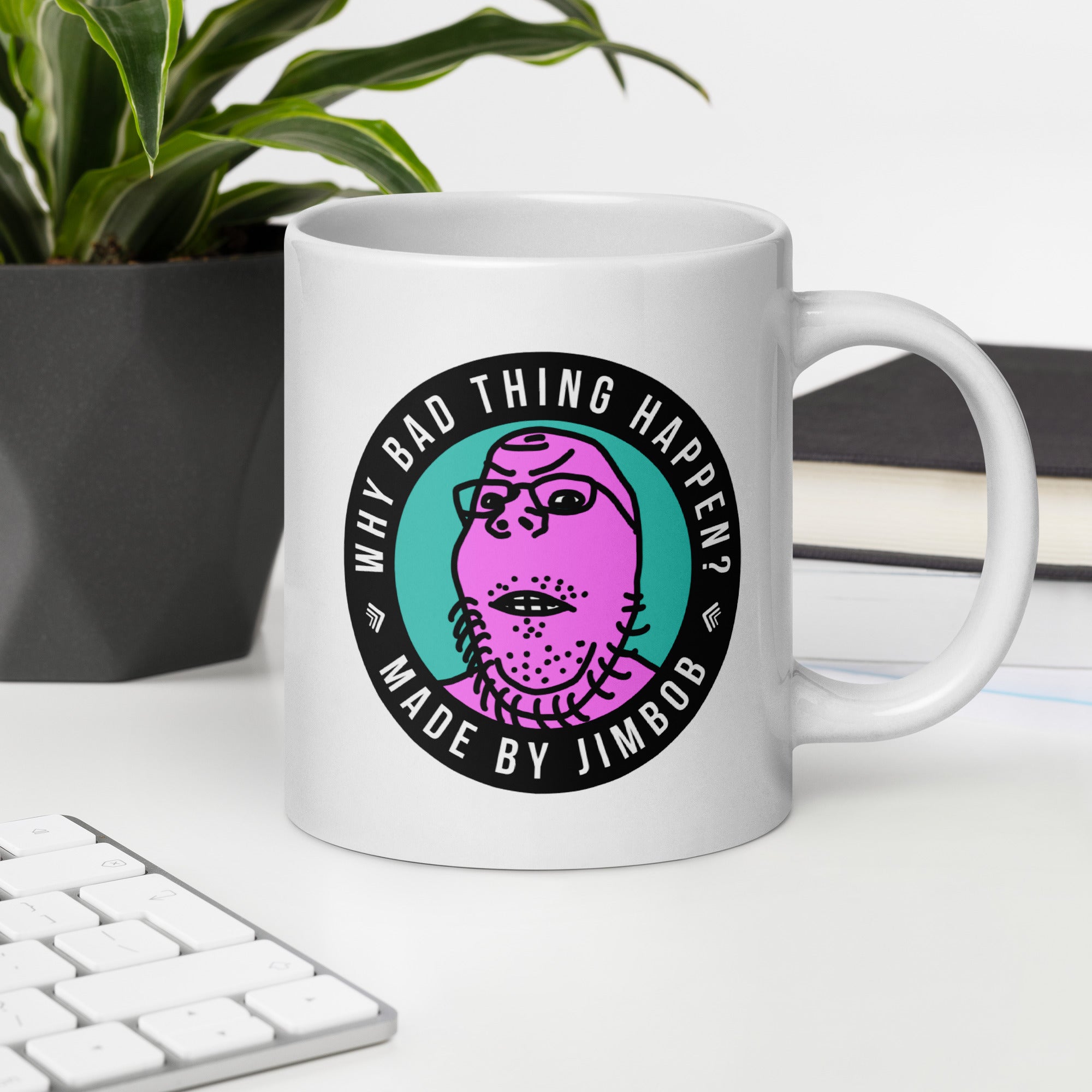 Why Bad Thing Happen Mug - Black